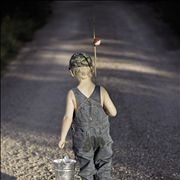 Picture Of Boy With Fishing Rod