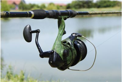 Picture Of Fishing Reel Pond